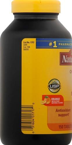 image:imageNature Made Chewable Vitamin C 500 mg Dietary Vitamin C Supplement for Immune Support 150 Tablets 150 Day SupplyOrange