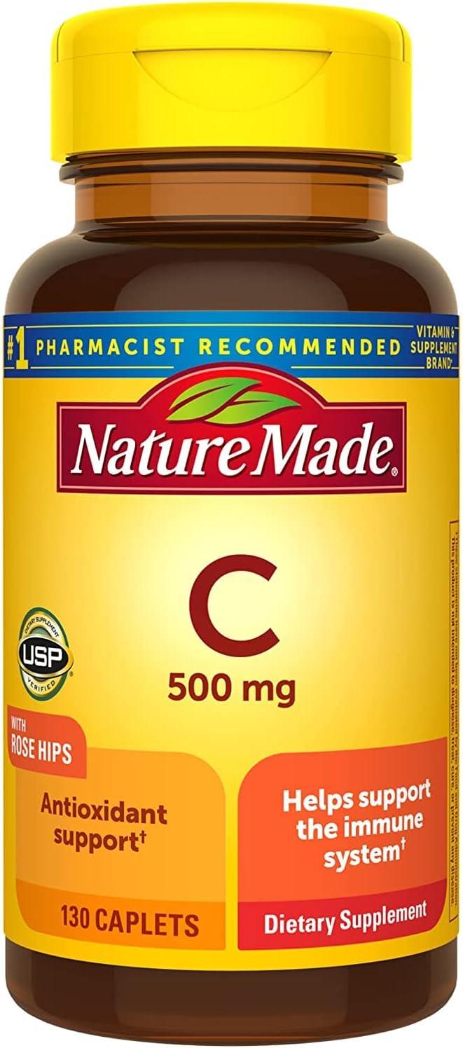 image:imageNature Made Chewable Vitamin C 500 mg Dietary Vitamin C Supplement for Immune Support 150 Tablets 150 Day SupplyUnflavored