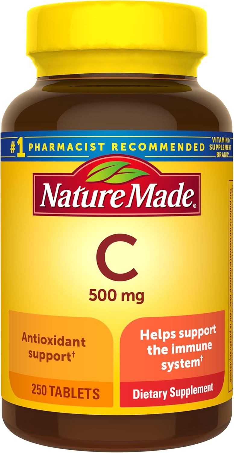 image:imageNature Made Chewable Vitamin C 500 mg Dietary Vitamin C Supplement for Immune Support 150 Tablets 150 Day SupplyUnflavored