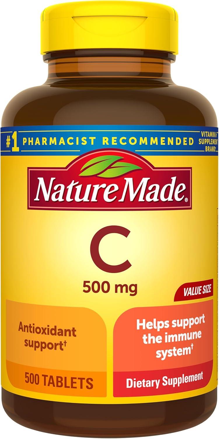 image:imageNature Made Chewable Vitamin C 500 mg Dietary Vitamin C Supplement for Immune Support 150 Tablets 150 Day SupplyUnflavored