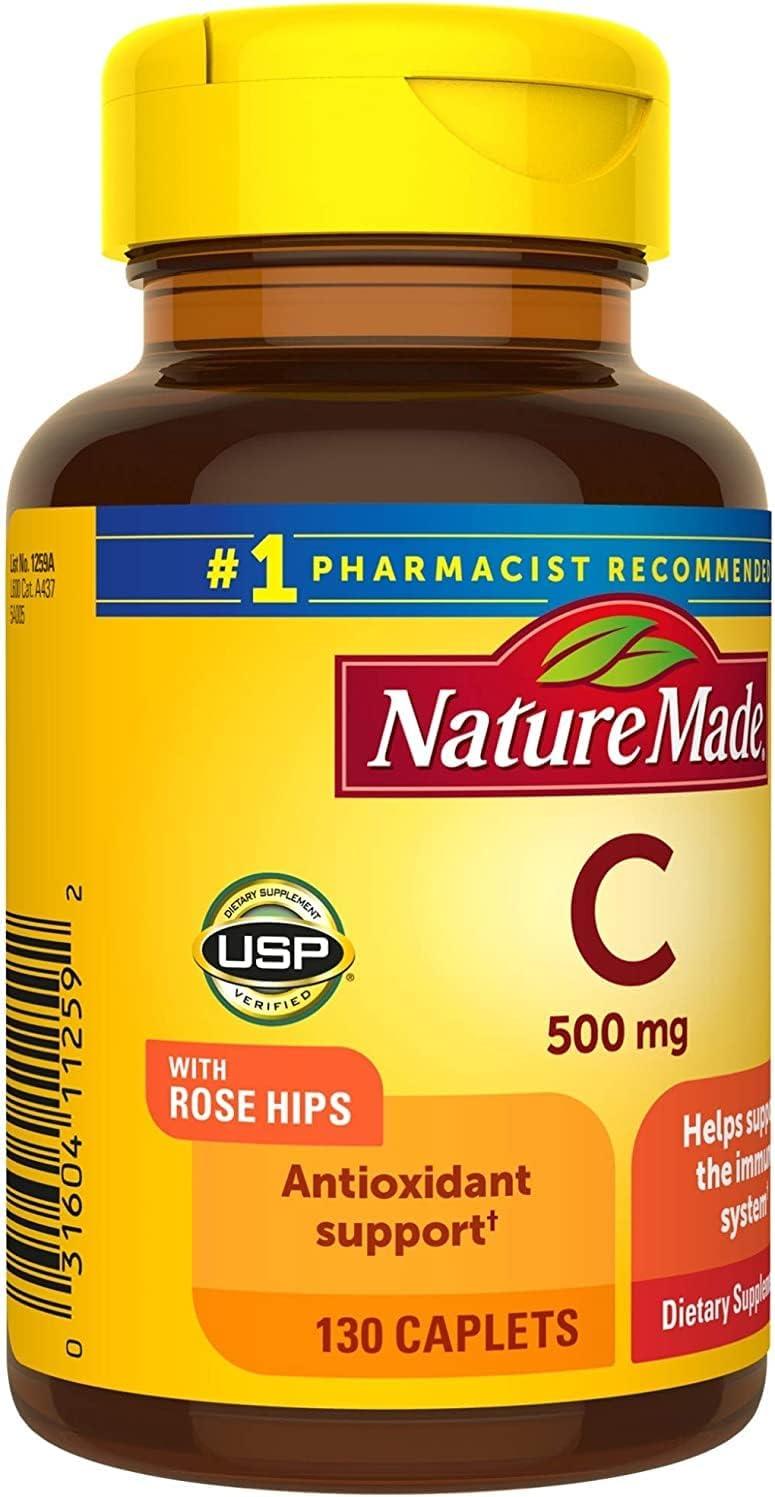 image:imageNature Made Chewable Vitamin C 500 mg Dietary Vitamin C Supplement for Immune Support 150 Tablets 150 Day SupplyUnflavored