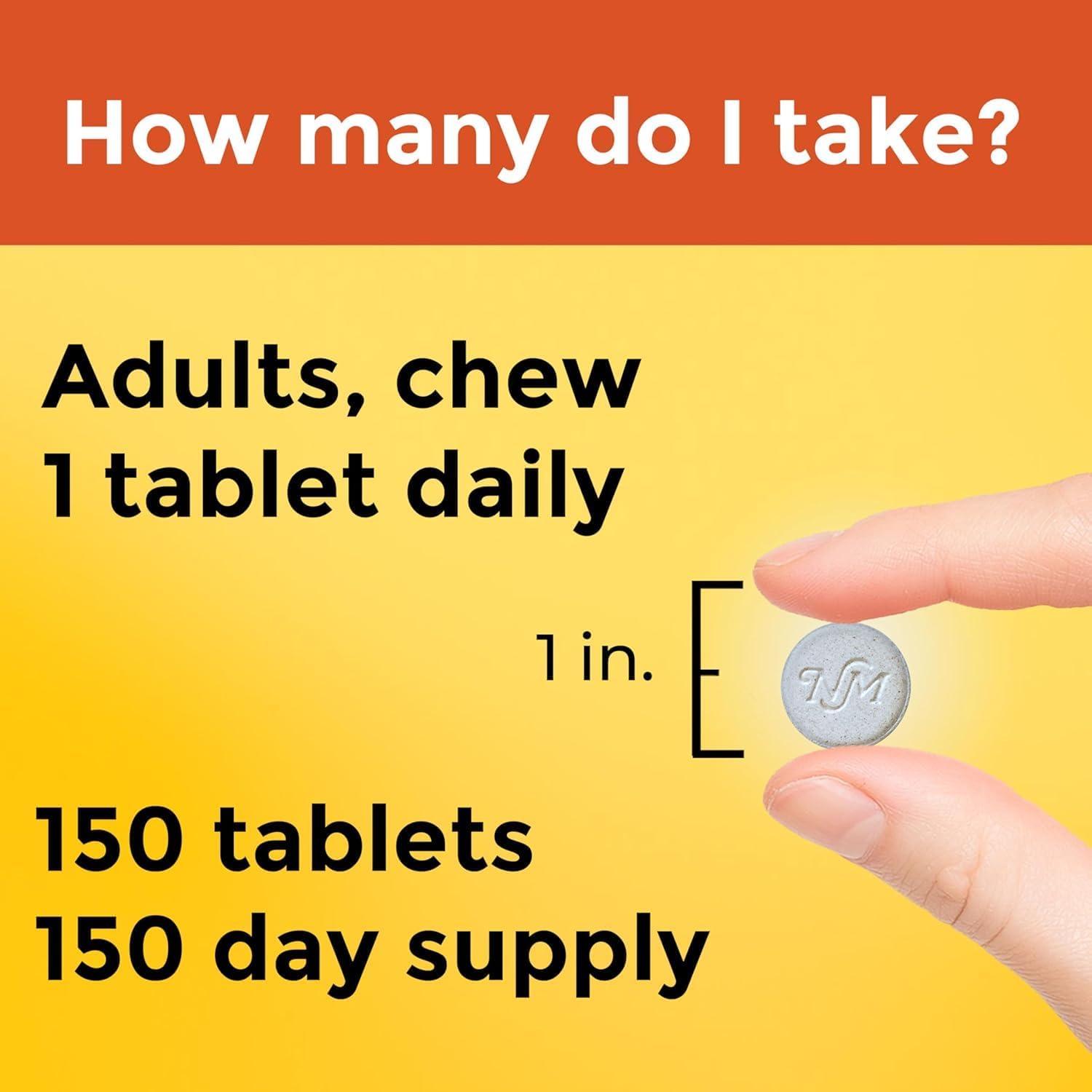 image:imageNature Made Chewable Vitamin C 500 mg Dietary Vitamin C Supplement for Immune Support 150 Tablets 150 Day SupplyUnflavored