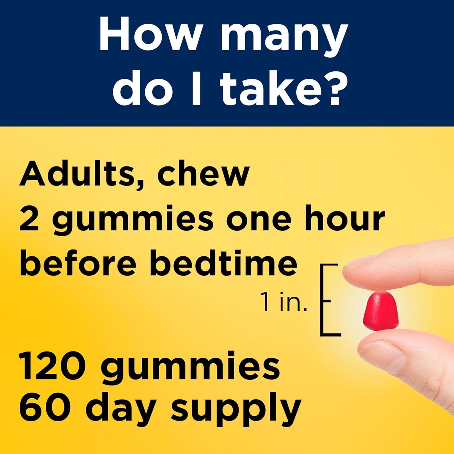 image:imageNature Made Melatonin 10 mg per serving Gummies Sleep Gummies for Adults Maximum Strength Dosage 100 Drug Free Sleep Aid 120 Count 60 Day SupplyStrawberry