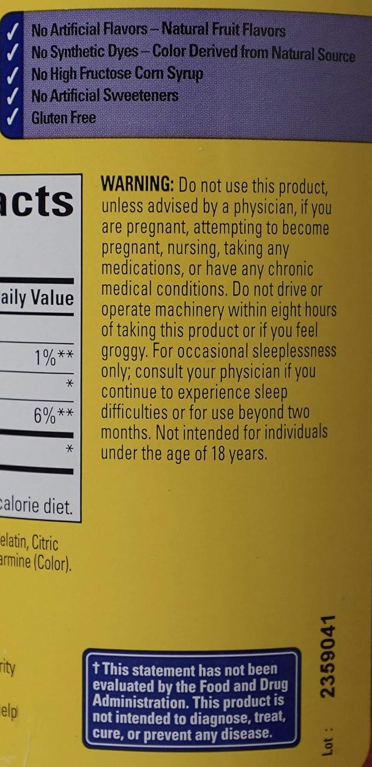 image:imageNature Made Melatonin 10 mg per serving Gummies Sleep Gummies for Adults Maximum Strength Dosage 100 Drug Free Sleep Aid 120 Count 60 Day SupplyStrawberry