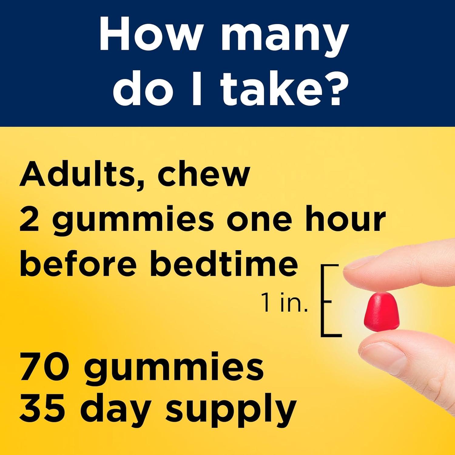 image:imageNature Made Melatonin 10 mg per serving Gummies Sleep Gummies for Adults Maximum Strength Dosage 100 Drug Free Sleep Aid 120 Count 60 Day SupplyStrawberry