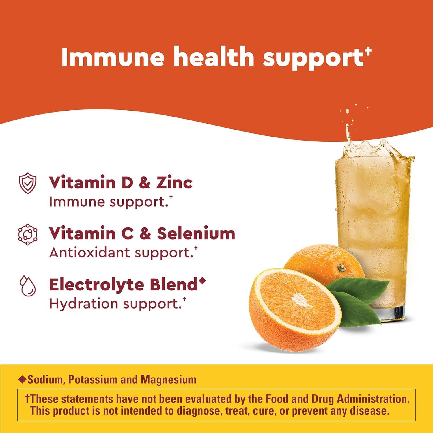 image:imageNature Made Wellblends ImmuneMAX Fizzy Drink Mix Vitamin C 2000mg with Zinc 20 mg Vitamin D3 1000 IU 25 mcg plus Seven B Vitamins and Electrolyte Hydration Blend 30 Stick Packs188 Pound Pack of 2