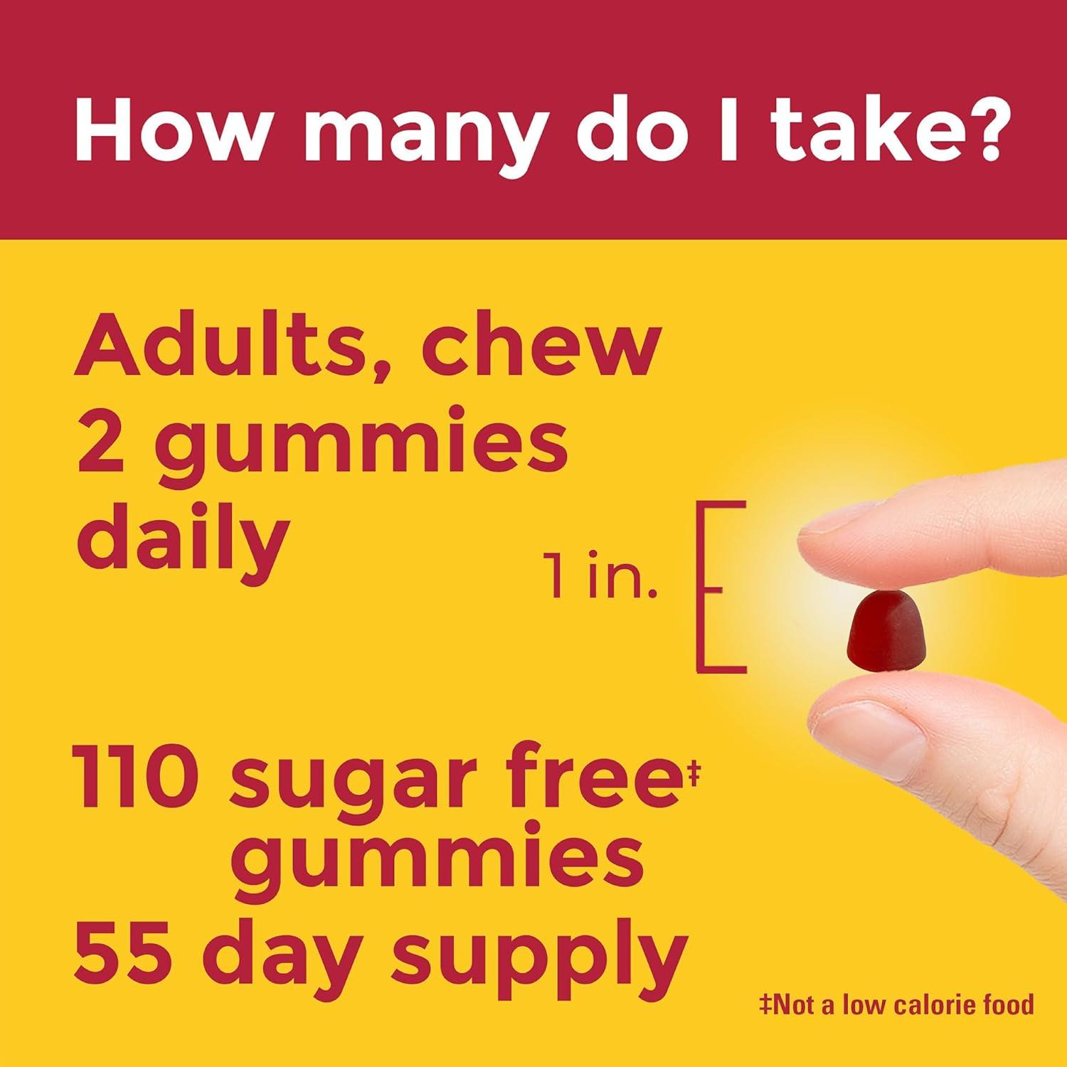 image:imageNature Made Zero Sugar Vitamin D3 Gummies 2000 IU 50 mcg Per Serving Bone amp Immune Support Aspartame Free 110 Vitamin D Gummies 55 Day Supply110 Count Pack of 2