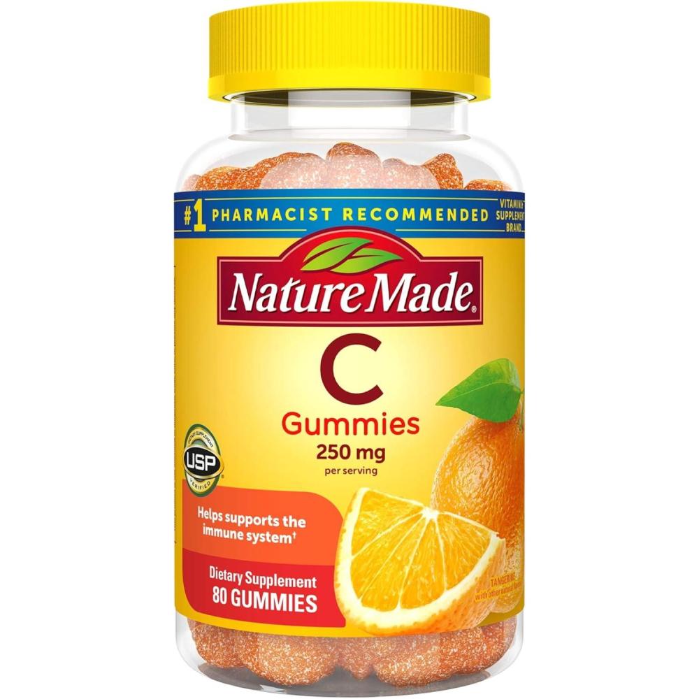 image:imageNature Made Vitamin C 250 mg Per Serving Dietary Supplement for Immune Support Vitamin C Gummies for Adults 150 Gummies 75 Day SupplyNo Artificial Sweeteners