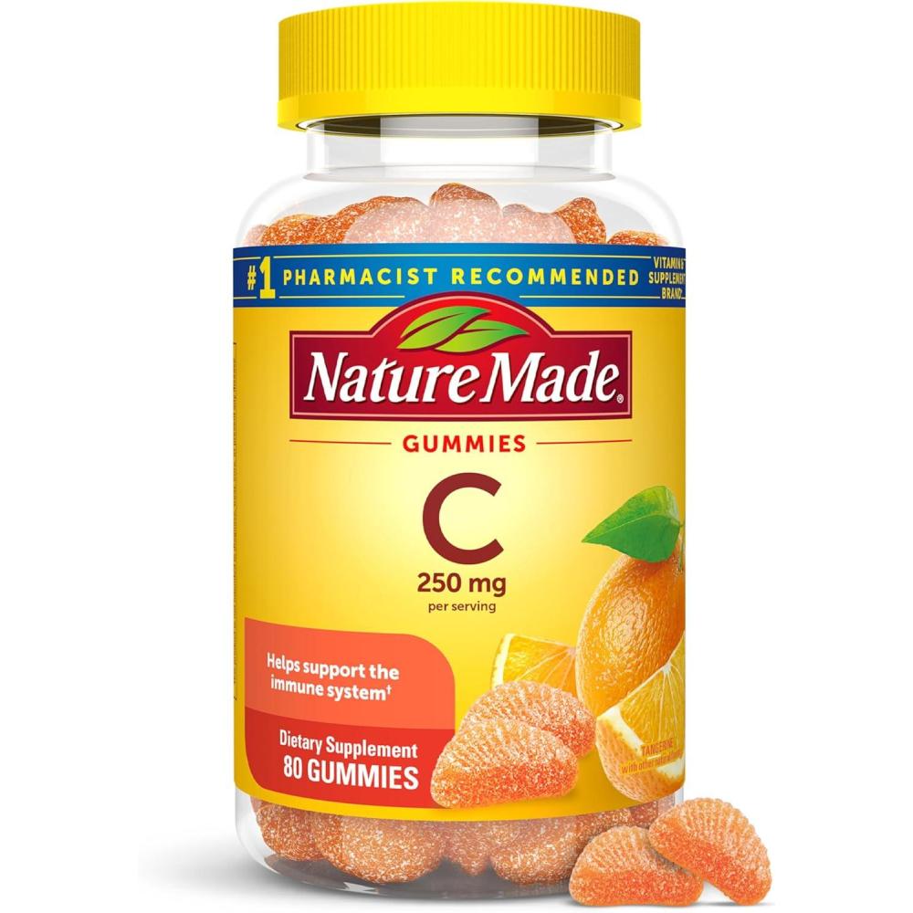 image:imageNature Made Vitamin C 250 mg Per Serving Dietary Supplement for Immune Support Vitamin C Gummies for Adults 150 Gummies 75 Day SupplyTangerine