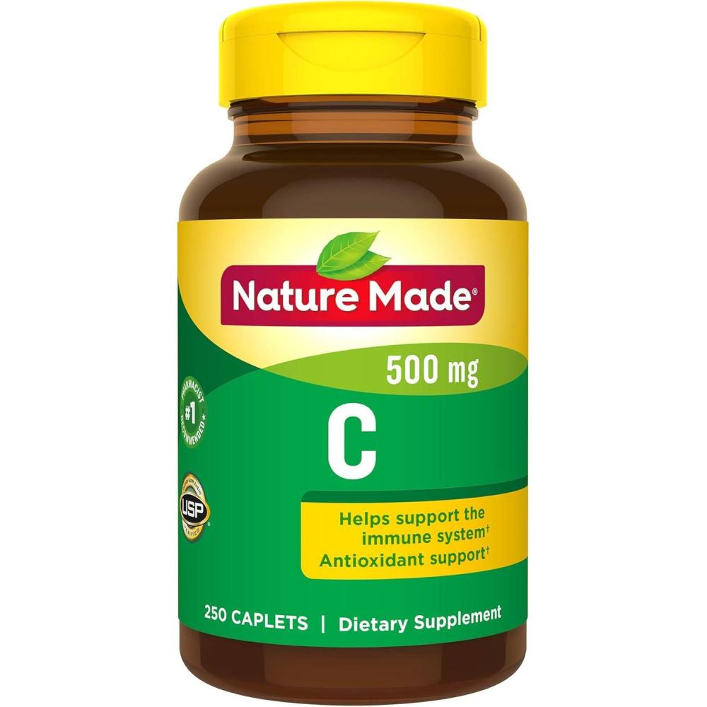 image:imageNature Made Vitamin C 500 mg Dietary Supplement for Immune Support 250 Tablets Pack of 3250 Count Pack of 3