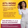 Nature Made Advanced Hair Skin and Nails Gummies, Biotin, Pro Retinol A, Niacinamide, Vitamin C & Vitamin E, 80 Gummies, 40 Day Supply