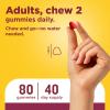 Nature Made Advanced Hair Skin and Nails Gummies, Biotin, Pro Retinol A, Niacinamide, Vitamin C & Vitamin E, 80 Gummies, 40 Day Supply