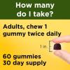 Nature Made Ashwagandha Gummies, Vegan, KSM 66 Ashwagandha Supplement for Stress Support, 60 Count, 30-Day Supply(60 Count (Pack of 1))