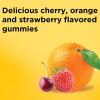 Nature Made Calcium Gummies 500 mg Per Serving with Vitamin D3, Dietary Calcium Supplement for Bone Support, 80 Gummies, 40 Day Supply(Cherry  Orange & Strawberry)