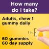 Nature Made Collagen Gummies with Vitamin C, Zinc, Biotin, Hydrolyzed Collagen Peptides for Women and Men, Healthy Skin Support Supplement, 60 Gummies, 60 Day Supply