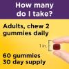 Nature Made Elderberry Gummies with Vitamin C and Zinc, Dietary Supplement for Immune Support, 100 Elderberry Gummies, 50-Day Supply(Raspberry)