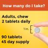 Nature Made Extra Strength Dosage Chewable Vitamin C 1000 mg per serving, Vitamin C Chewable Dietary Supplement for Immune Support, 90 Tablets, 45 Day Supply(Orange)