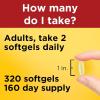 Nature Made Fish Oil Omega 3 Supplements, 1000mg Softgels, Omega 3 Fish Oil for Healthy Heart Support, 250 Softgels, 125 Day Supply(320 Count (Pack of 1))