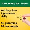 Nature Made High Absorption Magnesium Glycinate Gummies 100 mg per Serving, Muscle, Nerve, Bone and Heart Support, Magnesium Supplement, 40 Magnesium Gummies, 20 Day Supply