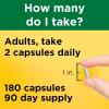 Nature Made Magnesium Glycinate 200 mg per Serving, Magnesium Supplement for Muscle, Heart, Nerve and Bone Support, 60 Magnesium Bisglycinate Capsules, 30 Day Supply(180 Count (Pack of 1))