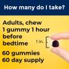 Nature Made Time Release Melatonin 3mg Gummies, 100% Drug Free Sleep Aid for Adults, 60 Melatonin Gummies, 60 Day Supply(60 Count (Pack of 2))