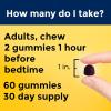 Nature Made Time Release Melatonin Gummies 10mg per Serving, Maximum Strength Dosage Sleep Aid for Adults, 100% Drug Free, 60 Gummies, 30 Day Supply