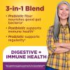 Nature Made Triple-Action Biotics, Gut and Immune Health Support, Digestive Probiotics for Women and Men, Prebiotic Fiber Gummies, 48 Gummies, 24 Day Supply
