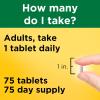 Nature Made Vitamin B12 1000 mcg, B12 Vitamins, Dietary Supplement for Energy Metabolism Support, 75 Time Release Tablets, 75 Day Supply(Unflavored)