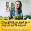 Nature Made Vitamin B12 Extra Strength 3000 mcg, B12 Vitamin Supplement for Energy Metabolism Support, 60 Softgels, 60 Day Supply