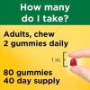 Nature Made Vitamin B12 Gummies 1000 mcg per serving, Dietary Supplement for Energy Metabolism Support, B12 Vitamins, 80 Gummy Vitamins, 40 Day Supply(Cherry & Mixed Berry)