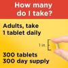 Nature Made Vitamin C 1000 mg Extra Strength, Dietary Supplement for Immune Support, 100 Tablets, 100 Day Supply(300 Count (Pack of 1))