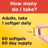 Nature Made Vitamin C 500 mg, Dietary Vitamin C Supplement for Immune Support, 60 Softgels, 60 Day Supply(60 Count (Pack of 1))