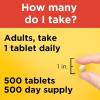 Nature Made Vitamin C 500 mg Tablets, Dietary Supplement, Vitamin C for Immune Support, 100 Tablets, 100 Day Supply(500 Count (Pack of 1))