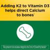 Nature Made Vitamin D3 K2 Gummies, Vitamin D 5000 IU Per Serving for Bone, Teeth, Muscle and Immune Support, 50 Gummy Vitamins, 25 Day Supply