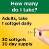 Nature Made Vitamin D3 K2 Supplement, 5000 IU (125 mcg) Vitamin D for Bone, Teeth, Muscle and Immune Support, 30 D3 and K2 Softgels, 30 Day Supply(Unflavored)