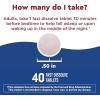 Nature Made Wellblends Back To Sleep, Lower Dose Melatonin 1 mg, L theanine 100 mg and GABA 100mg, Sleep Supplement, 40 Fast Dissolve Tablets(40 Count (Pack of 1))