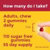 Nature Made Zero Sugar Energy Vitamin B12 Gummies 1000 mcg per Serving, B12 Vitamin, Energy Metabolism Support, Aspartame Free, 110 Sugar Free Gummies, 55 Day Supply(110 Count (Pack of 1))