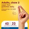 Nature Made Zero Sugar Magnesium Citrate Gummies 200 Mg Per Serving, Muscle & Bone Support, Aspartame Free, 40 Sugar Free High Absorption Magnesium Gummies, 20 Day Supply