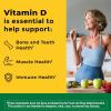 Vitamin D3, 100 Tablets, Vitamin D 2000 IU (50 mcg) Helps Support Immune Health, Strong Bones and Teeth, & Muscle Function, 250% of the Daily Value for Vitamin D in Only One Daily Tablet