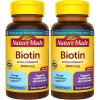 Nature Made Biotin 2500 mcg Extra Strength, Biotin Supplements Support Healthy Hair Skin & Nails, 150 Softgels, 150 Day Supply(150 Count (Pack of 2))