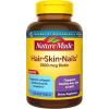 Nature Made Hair Skin and Nails with Biotin 2500 mcg, Dietary Supplement For Healthy Hair Skin and Nails Support, 120 Softgels, 120 Day Supply(120 Count (Pack of 1))