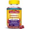 Nature Made Melatonin + Magnesium Gummies, Sleep and Relax Support, Melatonin 3mg Non-Habit Forming Sleep Aid, Magnesium Citrate, 50 Gummies