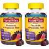 Nature Made Probiotic + Prebiotic Fiber Gummies for Daily Gut Health, Fiber Supplement with Probiotics for Digestive Health Support, 50 Gummies, 25 Day Supply(50 Count (Pack of 2))