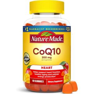 Nature Made CoQ10 200Mmg Per Serving Gummies, Heart & Energy Support, 60 CoQ10 Gummies, 30 Day Supply