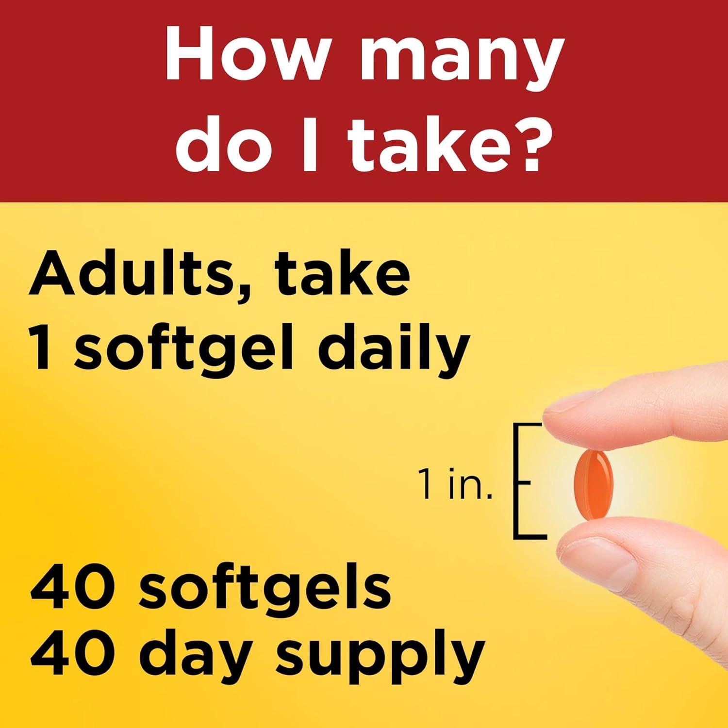 image:imageNature Made CoQ10 100mg Softgels Dietary Supplement for Heart Health Support 40 Softgels 40 Day SupplyUnflavored
