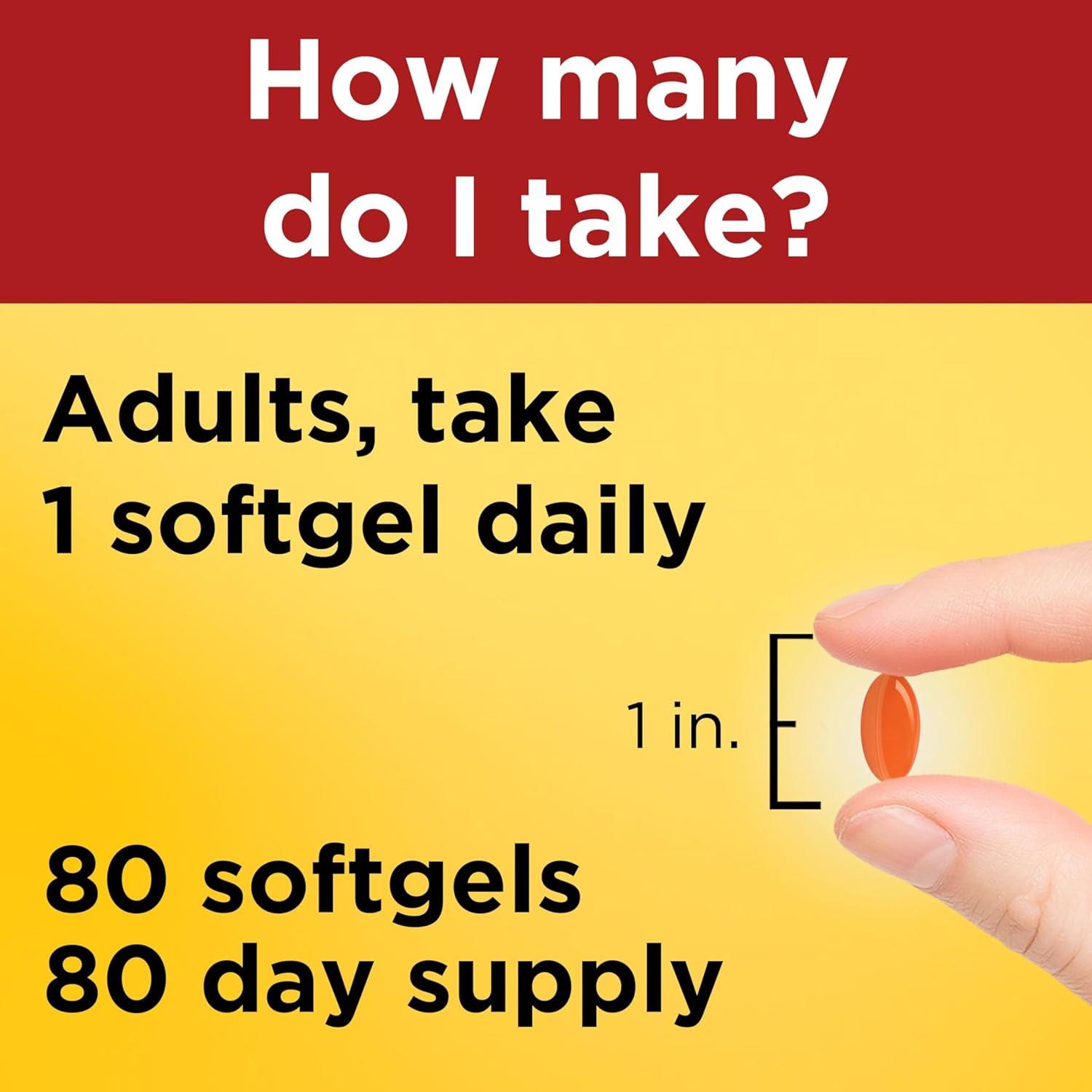 image:imageNature Made CoQ10 200mg Softgels Dietary Supplement for Heart Health Support 80 Softgels 80 Day SupplyUnflavored