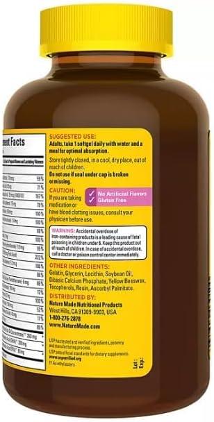 image:imageNature Made Prenatal Vitamins for Women with Folic Acid DHA Prenatal Vitamin and Mineral Supplement for Daily Nutritional Support 60 Softgels 60 Day SupplyUnflavored