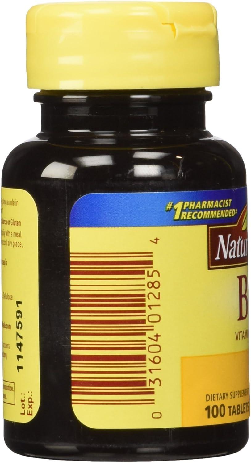 image:imageNature Made Vitamin B6 100mg B6 Vitamins for Energy Metabolism Support 100 Tablets 100 Day Supply100 Count Pack of 2
