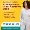 Nature Made Ashwagandha KSM 66 + Reishi Mushroom Capsules, Stress Relief Blend Ashwagandha and Mushroom Supplement, 60 Capsules, 30 Day Supply