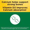 Nature Made Calcium 500 mg with Vitamin D3, Calcium and Vitamin D Supplement for Bone Support, 130 Tablets(Unflavored)